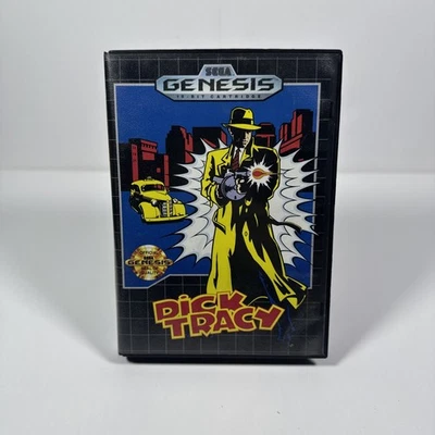 Dick Tracy Mega Drive Japan Box and Manual only (2)  - Image 1 of 4