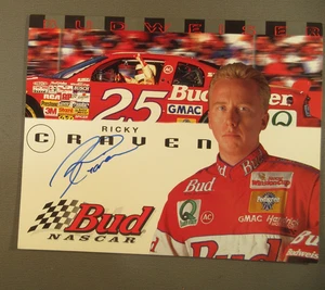Signiertes Auto NASCAR #25 Budweiser Ricky Craven - Bild 1 von 2