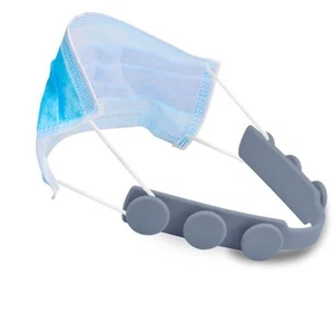 6Pcs Mask Silicone Bands Flexible Mask Hanger Ear Adjustable Hanging - Foto 1 di 11