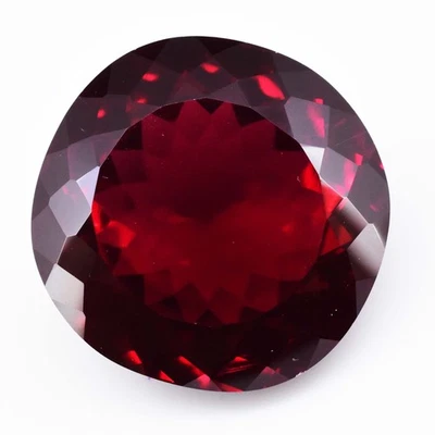 Premium 48.40 Ct Natural Red Pyrope Garnet Round Cut Certified Loose Gemstone - Image 1 of 4
