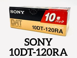 10 PCS Sony DAT Digital Audio Tape 120 Minutes DT-120RA - 10DT-120RA From Japan - Picture 1 of 9