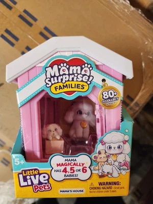 Nuevo en caja Sellado Little Live Pets Perro Casa Caniche Juego Mamá Sorpresa Familias Foto 1 de 2