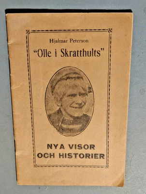 Vintage Hjalmar Peterson Olle i Skratthult NYA VISOR OCH HISTORIER Song Book - Image 1 of 4