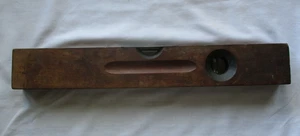 ANTIQUE Tools Level STANLEY 16" WOOD Vintage Woodworking Unusual Lenght - Picture 1 of 12