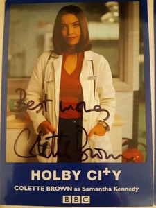 Colette Brown Holby City Signed Cast Card Photo - Picture 1 of 1
