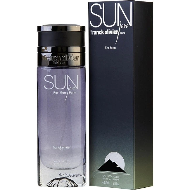 SUN JAVA * Franck Olivier 2,5 oz/75 ml Eau de Toilette "EDT" Spray de Colônia Masculino - Imagem 1 de 1