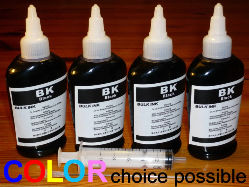 Black 400ml refill ink for Dell Lexmark printer - Image 1 of 1