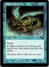 Ribbon Snake Magic The Gathering Prophecy Card Light Play X1