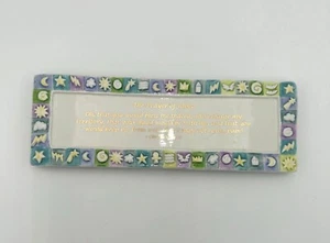 Decorative Prayer Of Jabez Plaque With Colorful Border - Picture 1 of 2