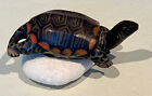 Colorful Turtle resting on a Stone, 4" long