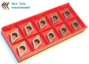 10x DCMT 11T308-MM ND3430 (M30) für die Mittlere Bearbeitung von Edelstahl - Picture 1 of 2