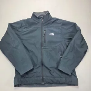 The North Face Apex Softshell Jacket Full Zip Windproof Black Men's XL - Picture 1 of 11