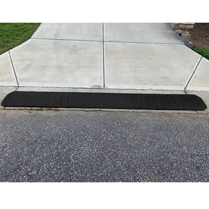 Expandable Rubber Curb Ramp 3PCS Threshold Driveway Ramps for SUV Truck - Picture 1 of 12