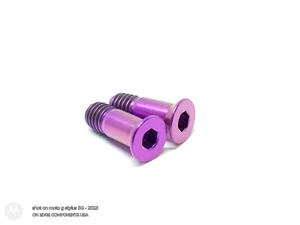 M5 Titanium Rear Derailleur Jockey Wheel Pulley Bolts For Sram Shimano TRP - Picture 1 of 2