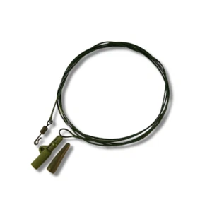 3 x POLÍMERO VERDE MOD SEGURO CARPA LÍDERES ENLACE RÁPIDO GIRATORIOS Y CLIPS DE PLOMO - Imagen 1 de 3