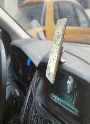 Anillo de soporte magnético para tablero de instrumentos de automóvil para Samsung Apple LG Motorola Universal Foto 1 de 4