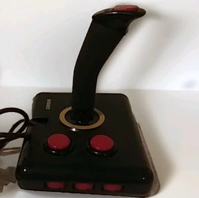 Vintage Advanced Gravis Controller Joystick Black Red M IBM PC  Untested 4 Parts - Image 1 of 4