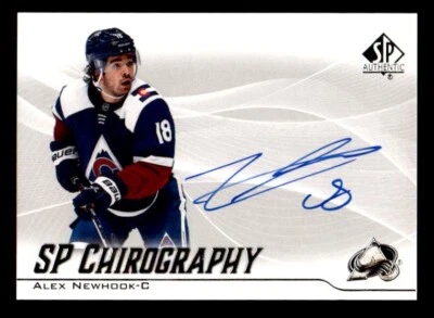 2021-22 SP Authentic Chirography #CAN Alex Newhook Group B Rookie Auto SP - Image 1 of 2