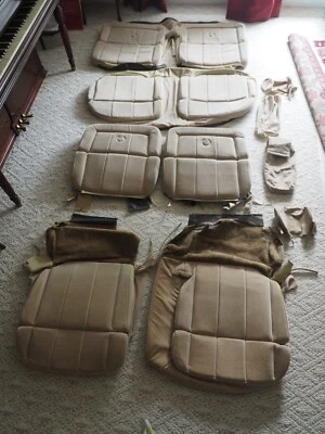 1985-1988 86 87 Cadillac Deville Fleetwood FWD Conjunto de Capa de Assento NOS GM Bege - Imagem 1 de 4