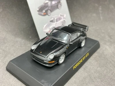Coche modelo diecast negro Kyosho 1/64 Porsche Collection2 911 GT2 993 1998 13F2 Foto 1 de 4