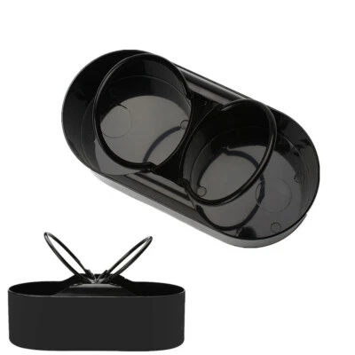 Car Center Console Dual Hole Drinks Cup Holder Multifunction Interior Organizer - Image 1 of 4