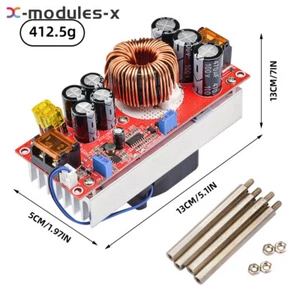 1-10PCS 1800W 40A 1200W 20A DC-DC Boost Converter Step Up Power Supply Module - Picture 1 of 14
