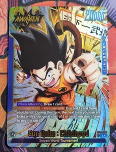 Son Goku : Childhood FB06-025 Leader Alternate Art Dragon Ball Card Rivals Clash - Picture 1 of 4