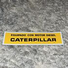 Vintage CAT Spanish Bumper Sticker Advertising NOS Equipped w/ Diesel Engine