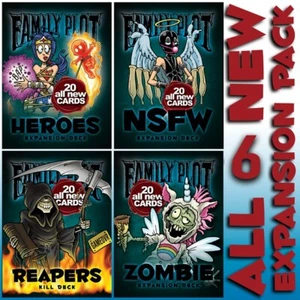 FAMILY PLOT ALL 6 NEW EXPANSION DECKS! NIB from the CREATORS! - Picture 1 of 18
