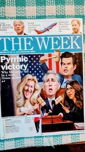 THE WEEK MAGAZINE JANUARY 20,2023 PYRRHIC VICTORY MCCARTHY HOUSE SPEAKER - Picture 1 of 24