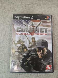 CONFLICT GLOBAL TERROR PLAYSTATION 2 THE VIDEO GAME PS2 TWO Hollywood Video case - Picture 1 of 3