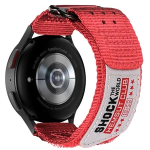 24mm Quick Release Watch Band, Wide Hoop and Loop Strap - Picture 1 of 7