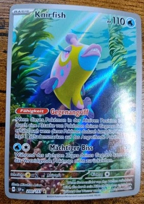 Pokemon Knirfish SsP 200 Surging Sparks Illustration Rare Deutsch Near Mint  - Bild 1 von 4