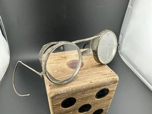 Vintage Dockson Safety Glasses Steam Punk FAIR CONDITION AS FOUND - Imagen 1 de 24