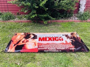 Once Upon A Time In Mexico Huge Movie Theater Vinyl Banner 4ft X 8ft 2003 - Picture 1 of 23