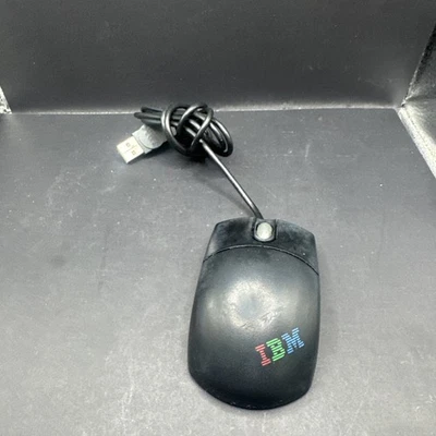 Vintage IBM  USB Travel Mouse (Tested, Works!) Model MO32BO - Image 1 of 4