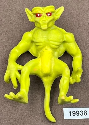 BLACKSTAR GREEN DEMON MONSTER ALIEN PLASTIC 3.5" FIGURE VINTAGE 1983 GALOOB - Imagem 1 de 4