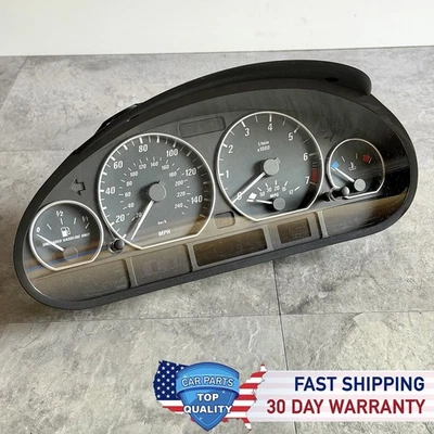 OEM 99-06 BMW E46 325 325Ci 330 330Ci instrumento medidor panel velocímetro Foto 1 de 4