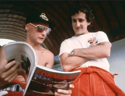 Personnal Niki Lauda Original 1984 Marlboro Sun Glasses Red Rare & Iconic - Photo 1/4