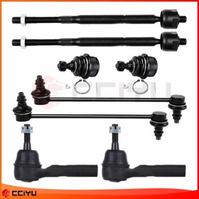 Set Of 8 For 2008-2014 Dodge Avenger Front Tie Rod Ends Ball Joints Suspension - Image 1 of 4