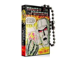 Transformers Roll For It Cartoon 80s VHS  Keychain - Picture 1 of 1