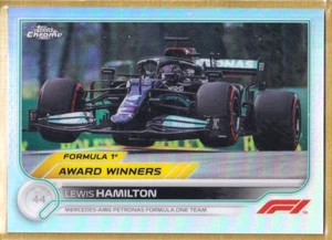 2022 Topps Chrome Formula 1 Refractors #198 Lewis Hamilton AWARD WINNERS - Photo 1 sur 2