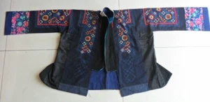 Chinese Miao people's Local Old hand embroidery Jacket Costume - Picture 1 of 12
