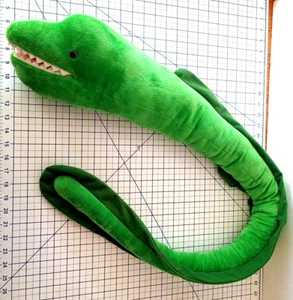 Aurora World Moray EEL Plush Toy Stuffed Animal Destination Nation Green 4ft+ - Picture 1 of 7