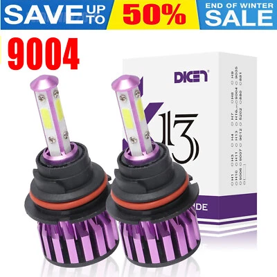 9004 HB1 LED Headlight Kit for Dodge Ram 1500 2500 3500 High Low Beam 6500K Bulb Foto 1 de 4