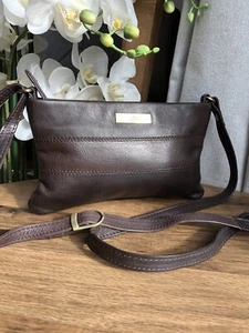 Rowallan cross body bag small brown soft leather shoulder bag - Picture 1 of 9