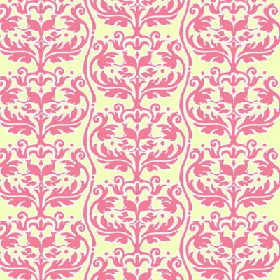 Tela Edredón Rosa Patrón Brocado Roo Canguro - Envío Gratis - 1 Yarda Foto 1 de 2