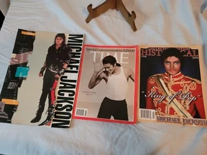 Magazine Michael Jackson X3 Memorabilia ! - Picture 1 of 4