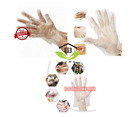 150/300 Disposable Plastic Gloves PE Polythene Clear Catering Food Car Safe Prep
