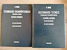 Technisches Fachwörterbuch Spanisch-Deutsch & Deutsch-Spanisch - 2 Bände